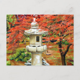 Schilderachtig St Louis Missouri Japanse tuin Briefkaart