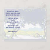  Schilderachtig stamboom reünie Aankondigingskaart (Achterkant)