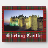 Schilderachtig Stirling Castle Tabletop Plaque Fotoplaat (Voorkant)