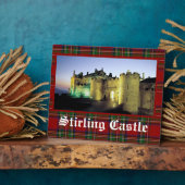 Schilderachtig Stirling Castle Tabletop Plaque Fotoplaat (Zijkant)