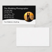 Schilderachtig strand bruiloft fotograaf Visitekaa Visitekaartje (Voorkant / Achterkant)