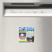 Schilderachtig strand en woestijn Aruba Magneet (Insitu (Vaatwasser))