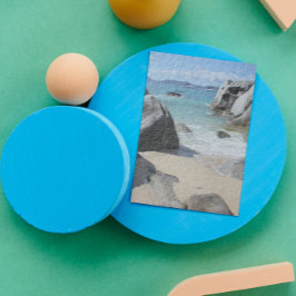 Schilderachtig strand op The Baths on Virgin Gorda Legpuzzel