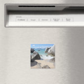 Schilderachtig strand op The Baths on Virgin Gorda Magneet (Insitu (Vaatwasser))