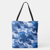 Schilderachtig strand van Napili Bay Hawaiian Isla Tote Bag (Achterkant)