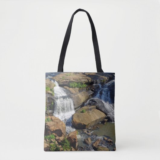 Schilderachtig stroom met waterval tote bag (Voorkant)