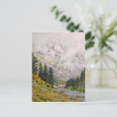 Schilderachtig Taylor River Colorado Painting Briefkaart (Staand voorkant)