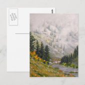 Schilderachtig Taylor River Colorado Painting Briefkaart (Voorkant / Achterkant)