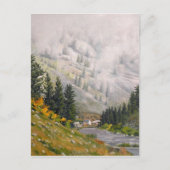Schilderachtig Taylor River Colorado Painting Briefkaart (Voorkant)