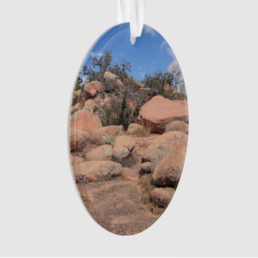 Schilderachtig Texas Enchanted Rock State Natural  Ornament (voorkant)