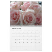 Schilderachtig tijdsplanning voor de muur van 2014 kalender (Feb 2026)