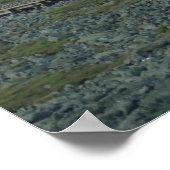 Schilderachtig Top van Washington Cog Railway Post Poster (Hoek)