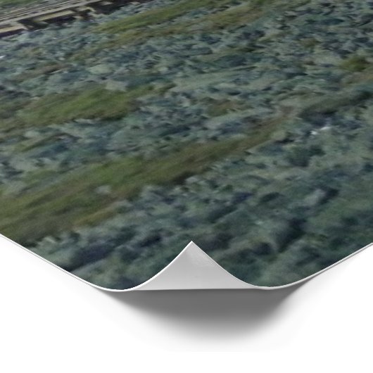 Schilderachtig Top van Washington Cog Railway Post Poster (Hoek)