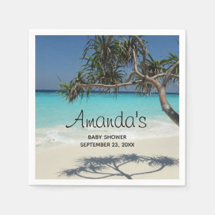 Schilderachtig Tropical Beach Ocean Paradise Baby  Servet