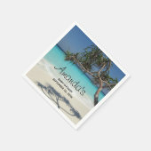 Schilderachtig Tropical Beach Ocean Paradise Baby Servet (Hoek)