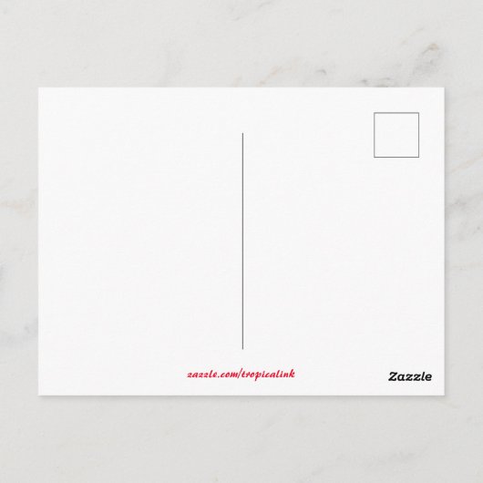 Schilderachtig Tropisch eiland Hawaii Briefkaart (Achterkant)