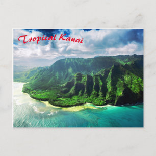 Schilderachtig Tropisch eiland Hawaii Briefkaart
