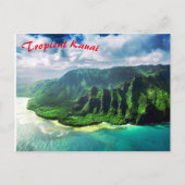 Schilderachtig Tropisch eiland Hawaii Briefkaart (Voorkant)