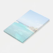 Schilderachtig Tropisch strand met Thatched Huts F Post-it® Notes (Schuin)