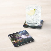 Schilderachtig tuin met waterfontein drankjes onderzetter (Rechterzijde)