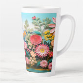 "Schilderachtig tuin Mok – kleurrijke bloemen & vl (Rechts)