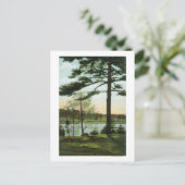 Schilderachtig Uitzicht bij het reservoir van Ches Briefkaart (Staand voorkant)