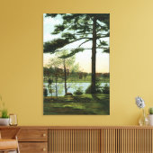 Schilderachtig Uitzicht bij het reservoir van Ches Canvas Afdruk (Insitu (Woonkamer))