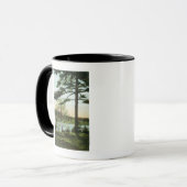 Schilderachtig Uitzicht bij het reservoir van Ches Mok (Voorkant links)