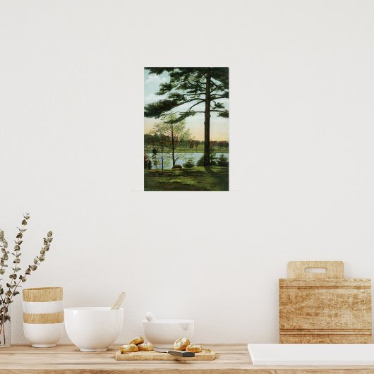 Schilderachtig Uitzicht bij het reservoir van Ches Poster (Keuken)