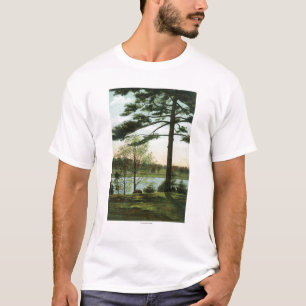 Schilderachtig Uitzicht bij het reservoir van Ches T-shirt