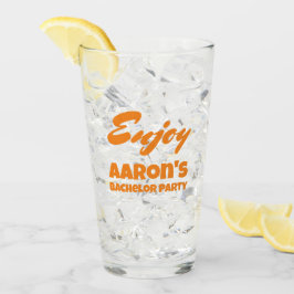 Schilderachtig Uitzicht bij Night Bachelor Party Glas