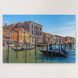 Schilderachtig uitzicht Canal Grande, Venetië, Ita Legpuzzel