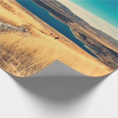 Schilderachtig uitzicht in Mt. John Top uitzicht p Cadeaupapier (Hoek)