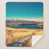 Schilderachtig uitzicht in Mt. John Top uitzicht p Sherpa Deken (Voorkant)