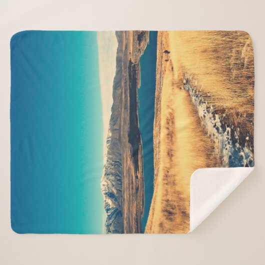 Schilderachtig uitzicht in Mt. John Top uitzicht p Sherpa Deken (Voorkant (horizontaal))