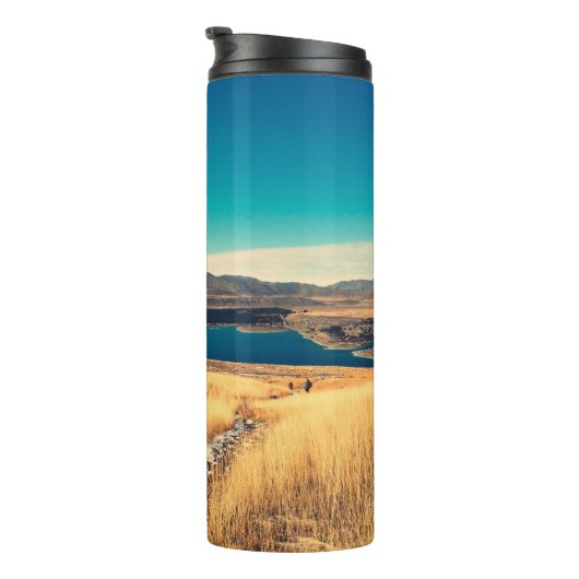 Schilderachtig uitzicht in Mt. John Top uitzicht p Thermosbeker (Geroteerd rechts)