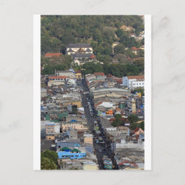 Schilderachtig uitzicht Kandy, Sri Lanka Briefkaart