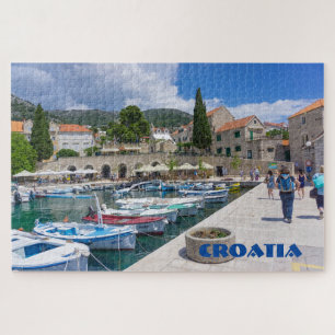 Schilderachtig Uitzicht Kroatië Legpuzzel