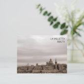 Schilderachtig uitzicht La Valletta, hoofdstad Mal Briefkaart (Staand voorkant)