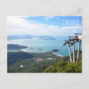 Schilderachtig Uitzicht Langkawi Cable Car Travel  Briefkaart
