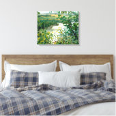 Schilderachtig Uitzicht Mississippi van de Bluff Canvas Afdruk (Insitu (Slaapkamer))