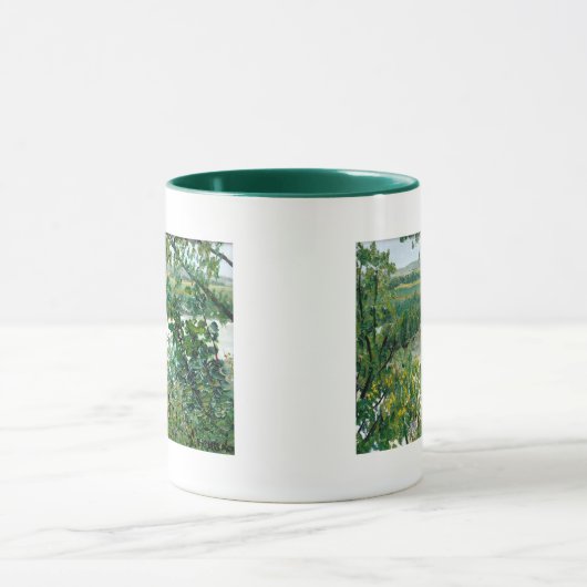 Schilderachtig Uitzicht Mississippi van de Bluff Mok (Midden)