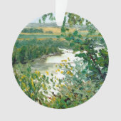 Schilderachtig Uitzicht Mississippi van de Bluff Ornament (voorkant)