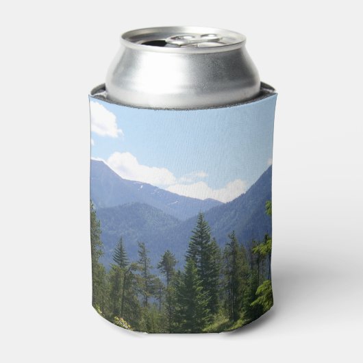 Schilderachtig Uitzicht Montana Forest en Mountain Blikjeskoeler (Blikje Voorkant)