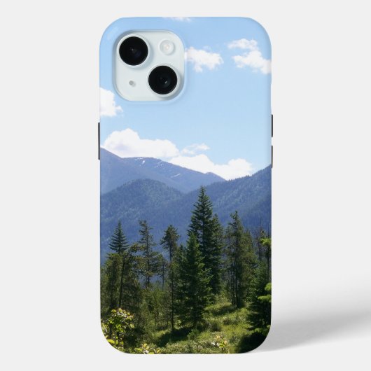 Schilderachtig Uitzicht Montana Forest en Mountain Case-Mate iPhone Case (Achterkant)