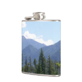 Schilderachtig Uitzicht Montana Forest en Mountain Heupfles (Links)