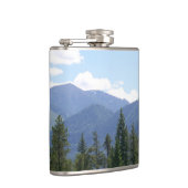 Schilderachtig Uitzicht Montana Forest en Mountain Heupfles (Rechts)