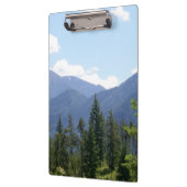 Schilderachtig Uitzicht Montana Forest en Mountain Klembord (Links)