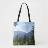 Schilderachtig Uitzicht Montana Forest en Mountain Tote Bag (Voorkant)