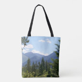 Schilderachtig Uitzicht Montana Forest en Mountain Tote Bag (Achterkant)